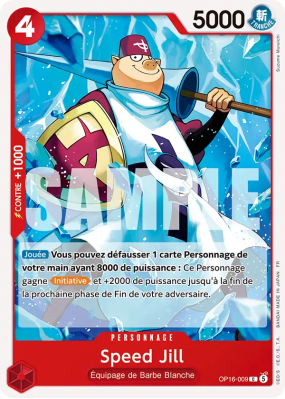 Carte One Piece Speed Jill OP16-009 C