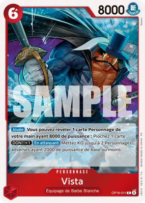 Carte One Piece Vista OP16-011 R
