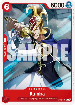 Carte One Piece Ramba OP16-016 C