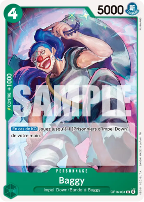 Carte One Piece Baggy OP16-031 UC