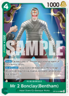Carte One Piece Mr 2 Bonclay(Bentham) OP16-036 C