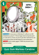 Carte One Piece Gum Gum Marteau Carabine OP16-040 UC