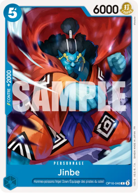 Carte One Piece Jinbe OP16-046 C