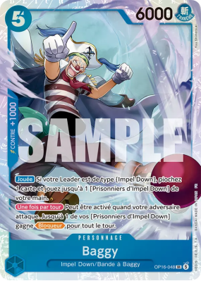 Carte One Piece Baggy OP16-048 SR