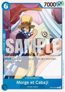 Carte One Piece Morge et Cabaji OP16-051 C
