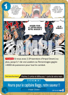 Carte One Piece Hourra pour le capitaine Baggy, notre sauveur !! OP16-057 C