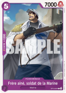 Carte One Piece Frère aîné, soldat de la Marine OP16-061 C
