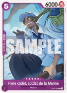 Carte One Piece Frère cadet, soldat de la Marine OP16-062 C