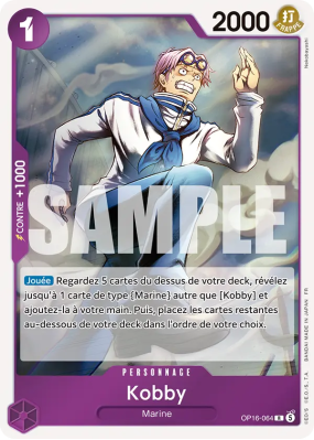 Carte One Piece Kobby OP16-064 R