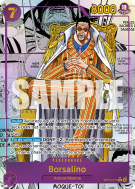 Carte One Piece Borsalino OP16-073 R MANGA RARE