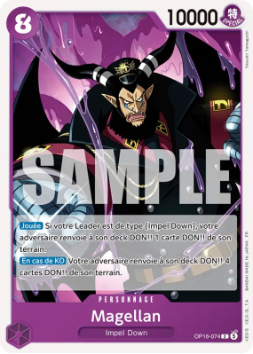 Carte One Piece Magellan OP16-074 C