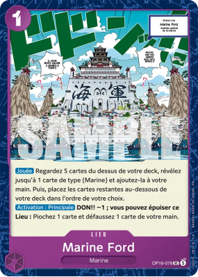 Carte One Piece Marine Ford OP16-078 UC