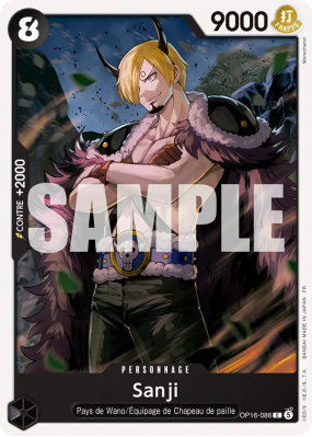 Carte One Piece Sanji OP16-086 C