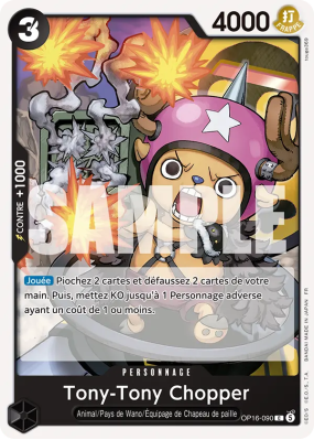 Carte One Piece Tony-Tony Chopper OP16-090 C
