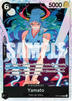 Carte One Piece Yamato OP16-098 SR