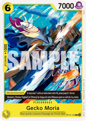 Carte One Piece Gecko Moria OP16-105 C