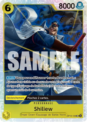 Carte One Piece Shiliew OP16-108 SR