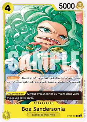 Carte One Piece Boa Sandersonia OP16-111 C
