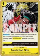 Carte One Piece Tourbillon Noir OP16-115 UC