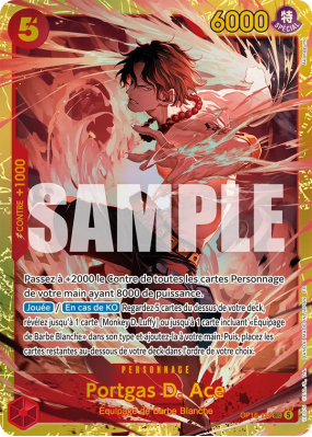 Carte One Piece Portgas D. Ace OP16-118 SEC