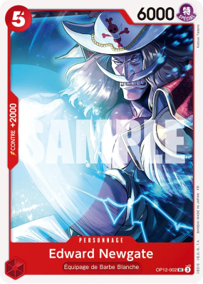 Carte One Piece Edward Newgate OP12-002 UC