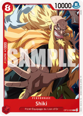 Carte One Piece Shiki OP12-005 C