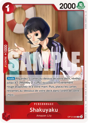 Carte One Piece Shakuyaku OP12-006 R