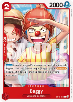 Carte One Piece Baggy OP12-012 C