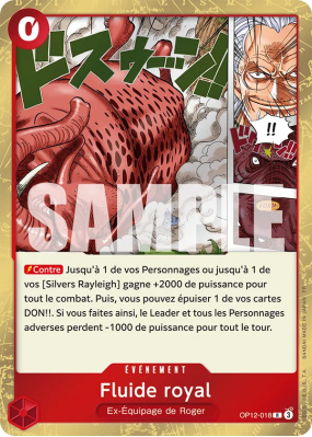 Carte One Piece Fluide royal OP12-018 R