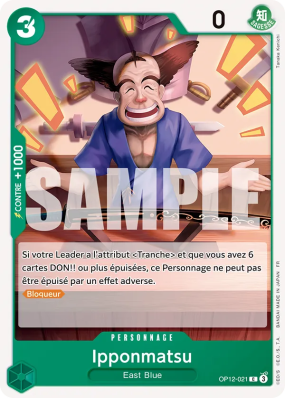 Carte One Piece Ipponmatsu OP12-021 C