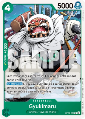 Carte One Piece Gyukimaru OP12-024 C
