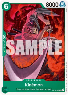 Carte One Piece Kinémon OP12-025 C