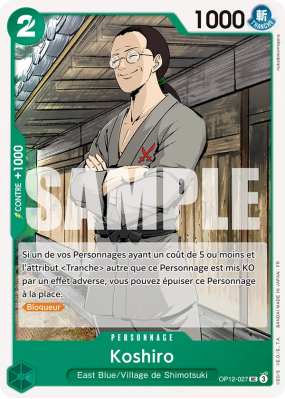 Carte One Piece Koshiro OP12-027 UC