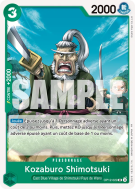 Carte One Piece Kozaburo Shimotsuki OP12-029 UC