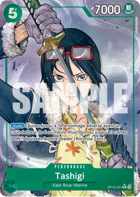 Carte One Piece Tashigi OP12-031 R ALT ART