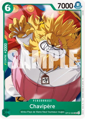 Carte One Piece Chavipère OP12-032 UC