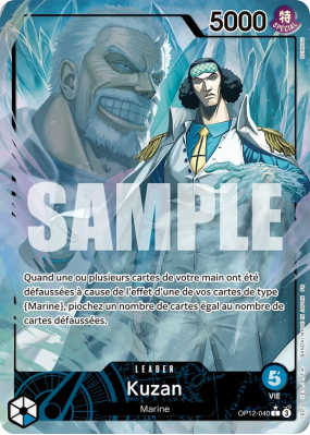 Carte One Piece Kuzan OP12-040 L ALT ART