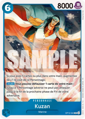 Carte One Piece Kuzan OP12-043 R