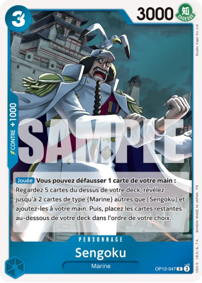 Carte One Piece Sengoku OP12-047 R