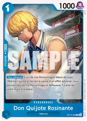 Carte One Piece Don Quijote Rosinante OP12-048 C