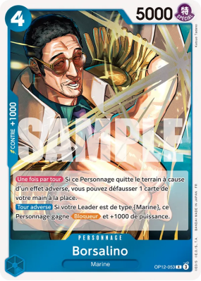 Carte One Piece Borsalino OP12-053 R