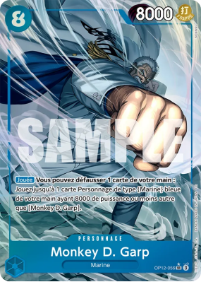 Carte One Piece Monkey D. Garp OP12-056 SR ALT ART