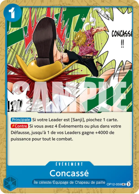 Carte One Piece Concassé OP12-059 UC