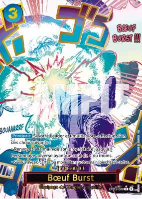 Carte One Piece Bœuf Burst OP12-060 R ALT ART