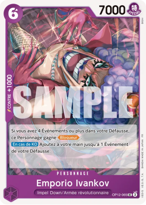 Carte One Piece Emporio Ivankov OP12-065 UC