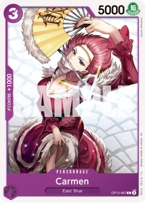 Carte One Piece Carmen OP12-067 C
