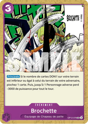 Carte One Piece Brochette OP12-078 UC