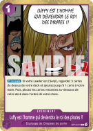 Carte One Piece Luffy est l'homme qui deviendra le roi des pirates !! OP12-079 R