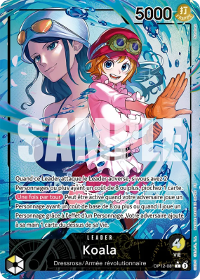 Carte One Piece Koala OP12-081 L ALT ART
