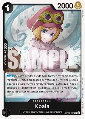 Carte One Piece Koala OP12-086 R